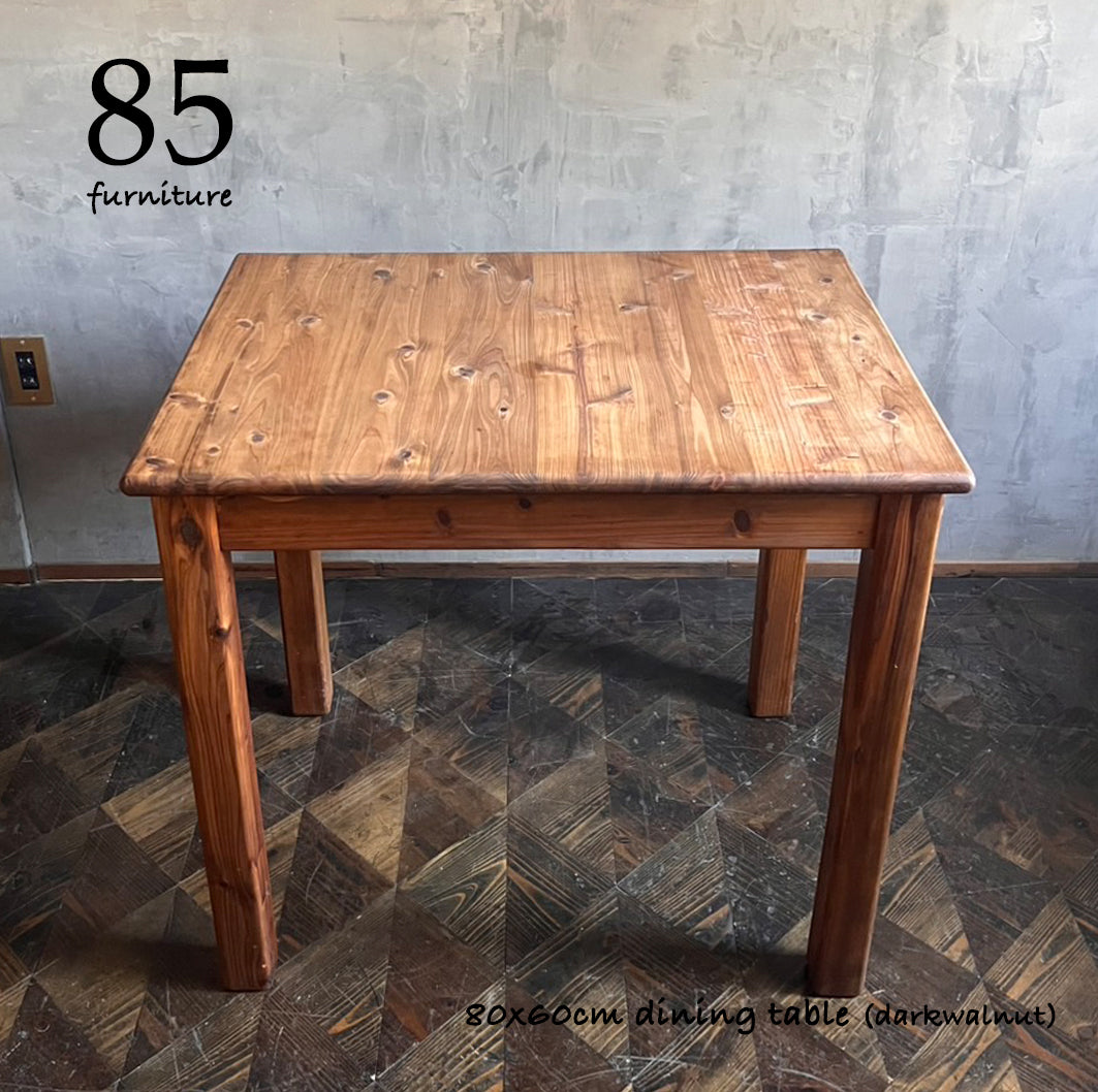現品 即納可能 【カフェテーブル】【ダイニングテーブル】80×60cm 高さ72cm 2人がけ