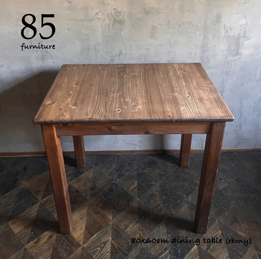現品 即納可能 【カフェテーブル】【ダイニングテーブル】80×60cm 高さ72cm 2人がけ
