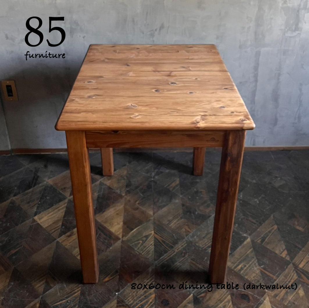現品 即納可能 【カフェテーブル】【ダイニングテーブル】80×60cm 高さ72cm 2人がけ