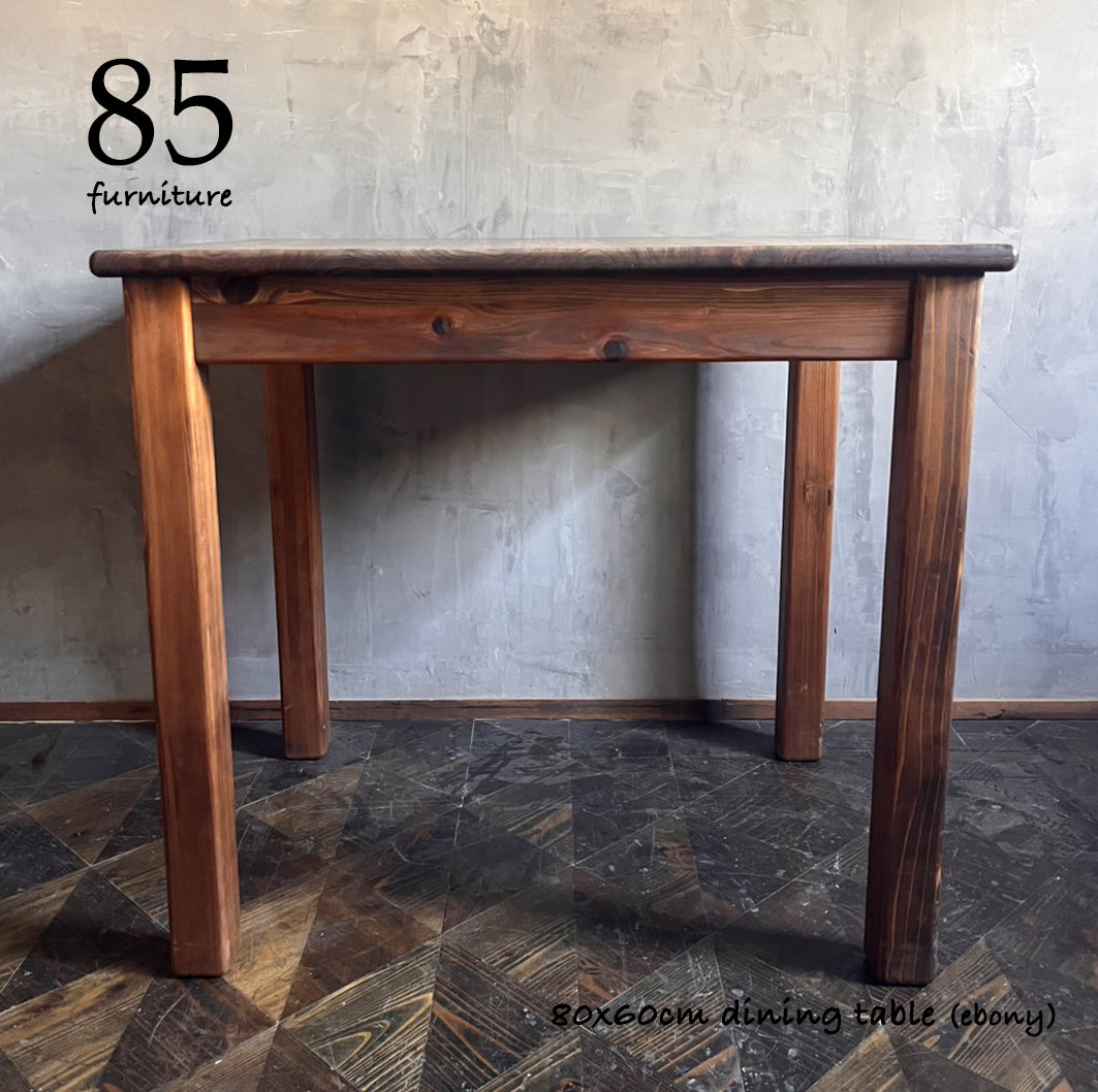 現品 即納可能 【カフェテーブル】【ダイニングテーブル】80×60cm 高さ72cm 2人がけ