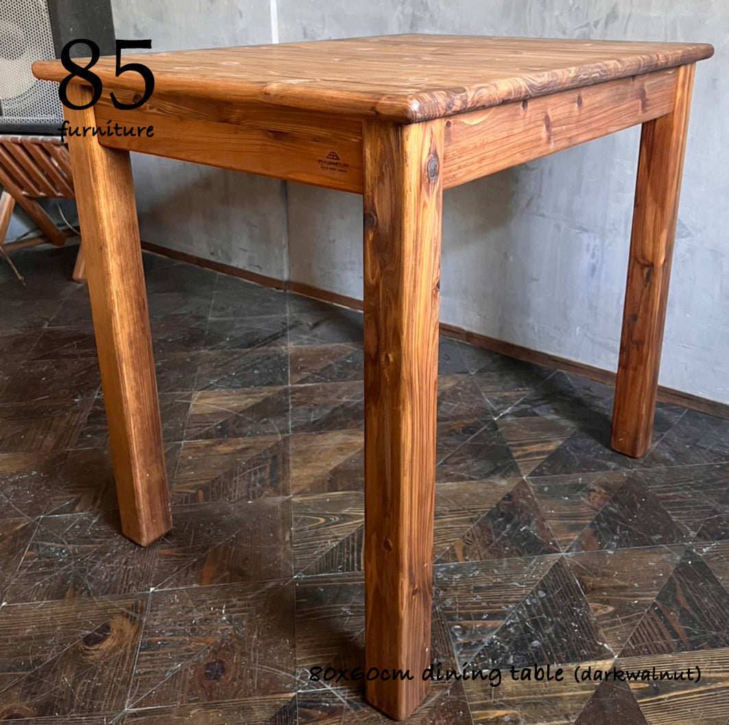 現品 即納可能 【カフェテーブル】【ダイニングテーブル】80×60cm 高さ72cm 2人がけ