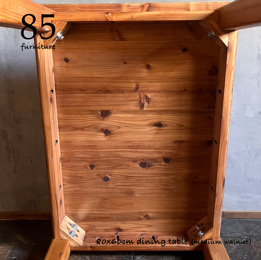 現品 即納可能 【カフェテーブル】【ダイニングテーブル】80×60cm 高さ72cm 2人がけ