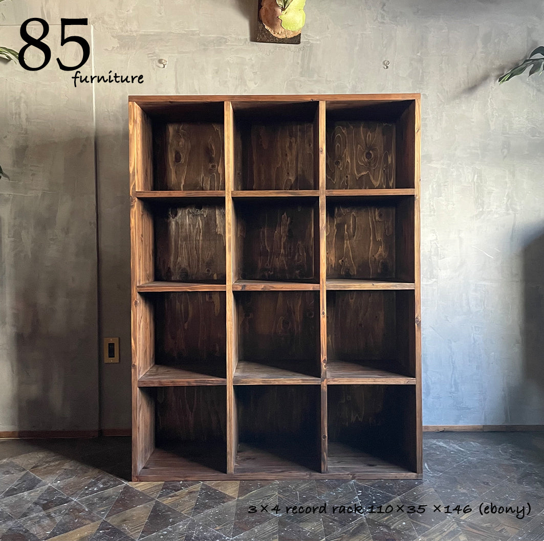 【3×4ラック】レコードラック