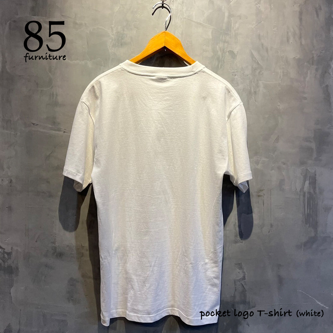 【Tシャツ】85furnitureロゴ 胸ポケット