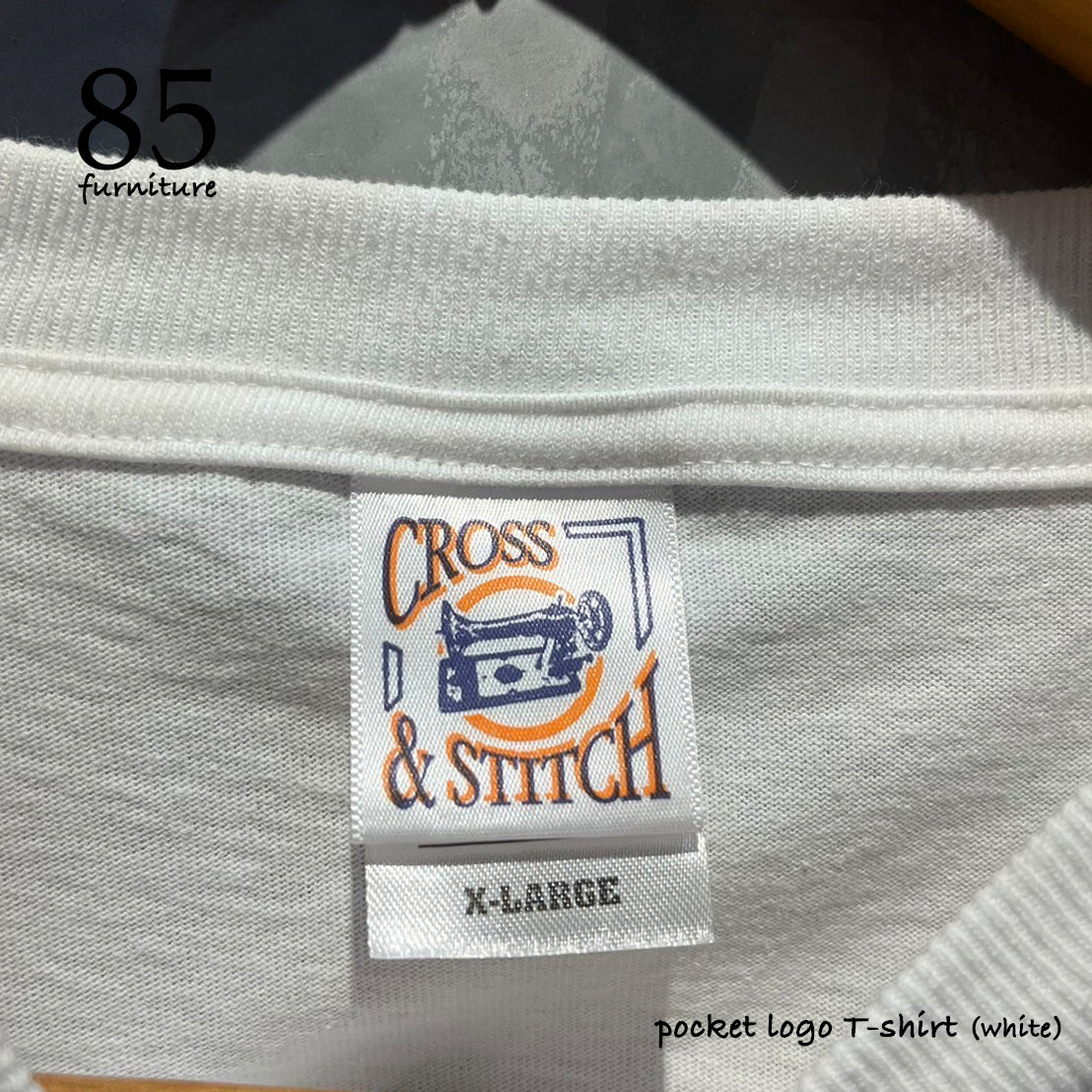 【Tシャツ】85furnitureロゴ 胸ポケット