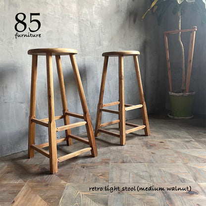 【レトロライトスツール 】高さ52cm　高さ65cm
