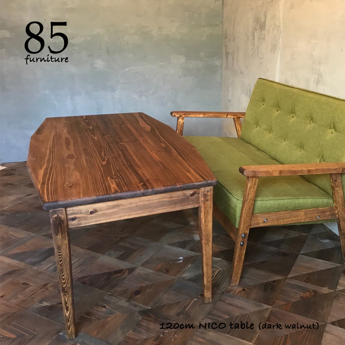 【ニコテーブル】100〜130×65cm