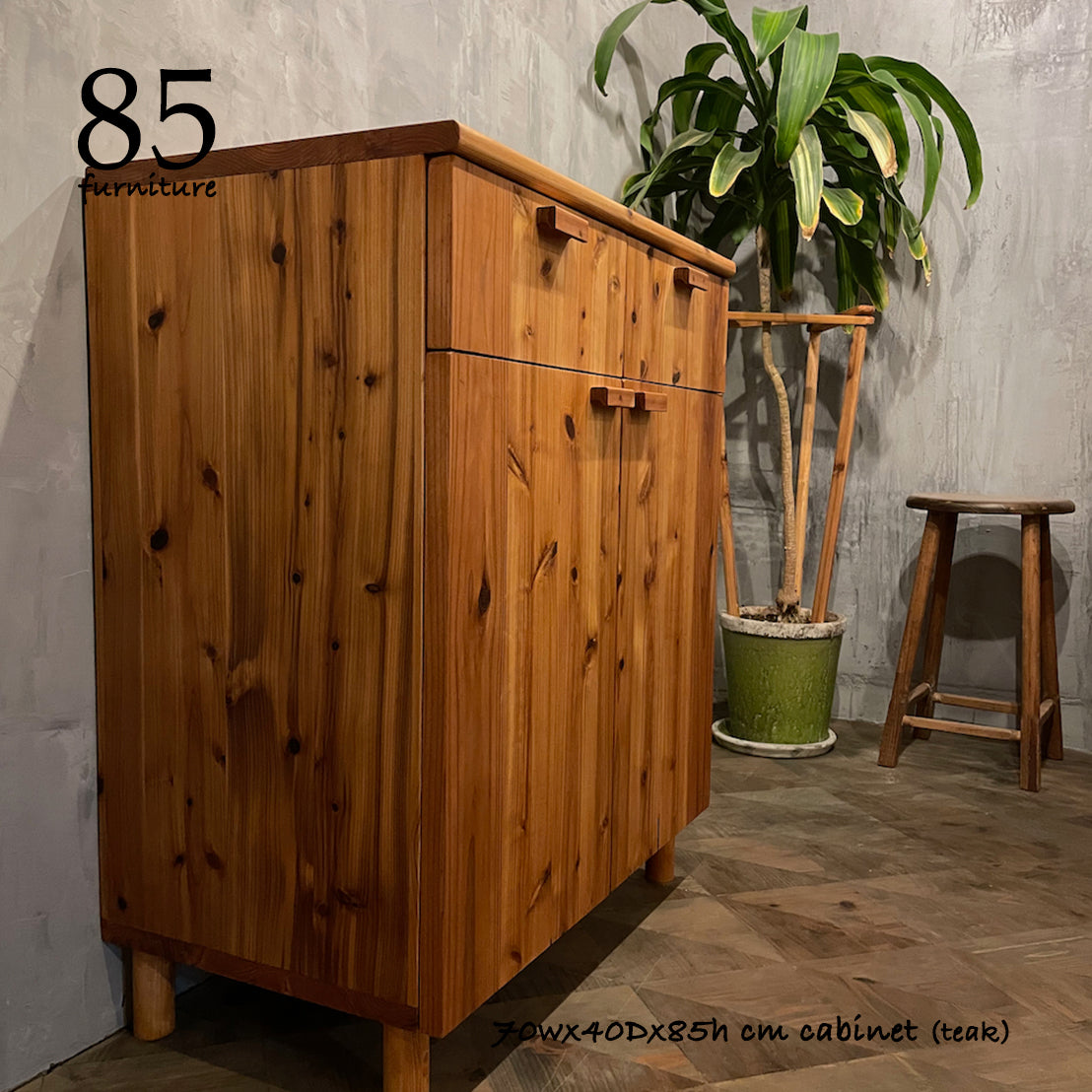 【カウンターキャビネット】 引き出し付　