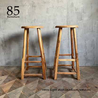 【レトロライトスツール 】高さ52cm　高さ65cm