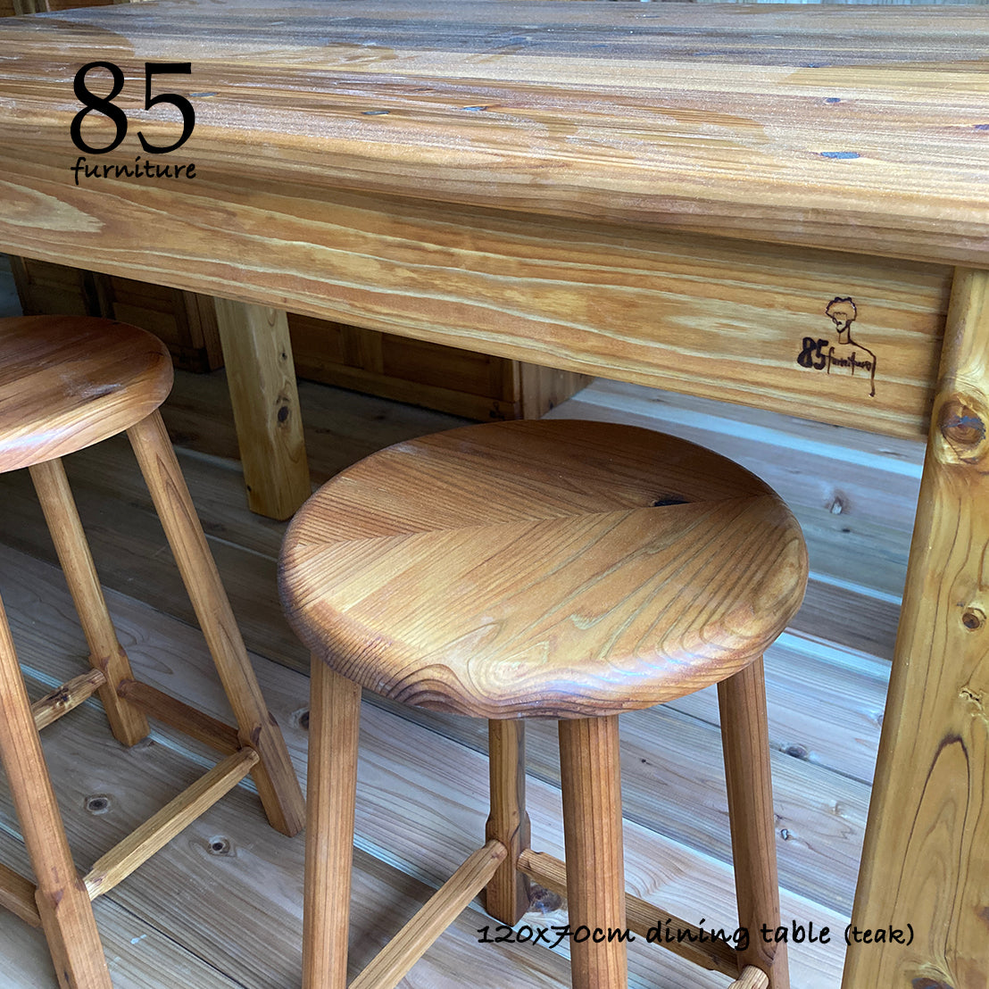 【癒されるダイニングテーブル】120×70cm 140×70cm 150×80cm