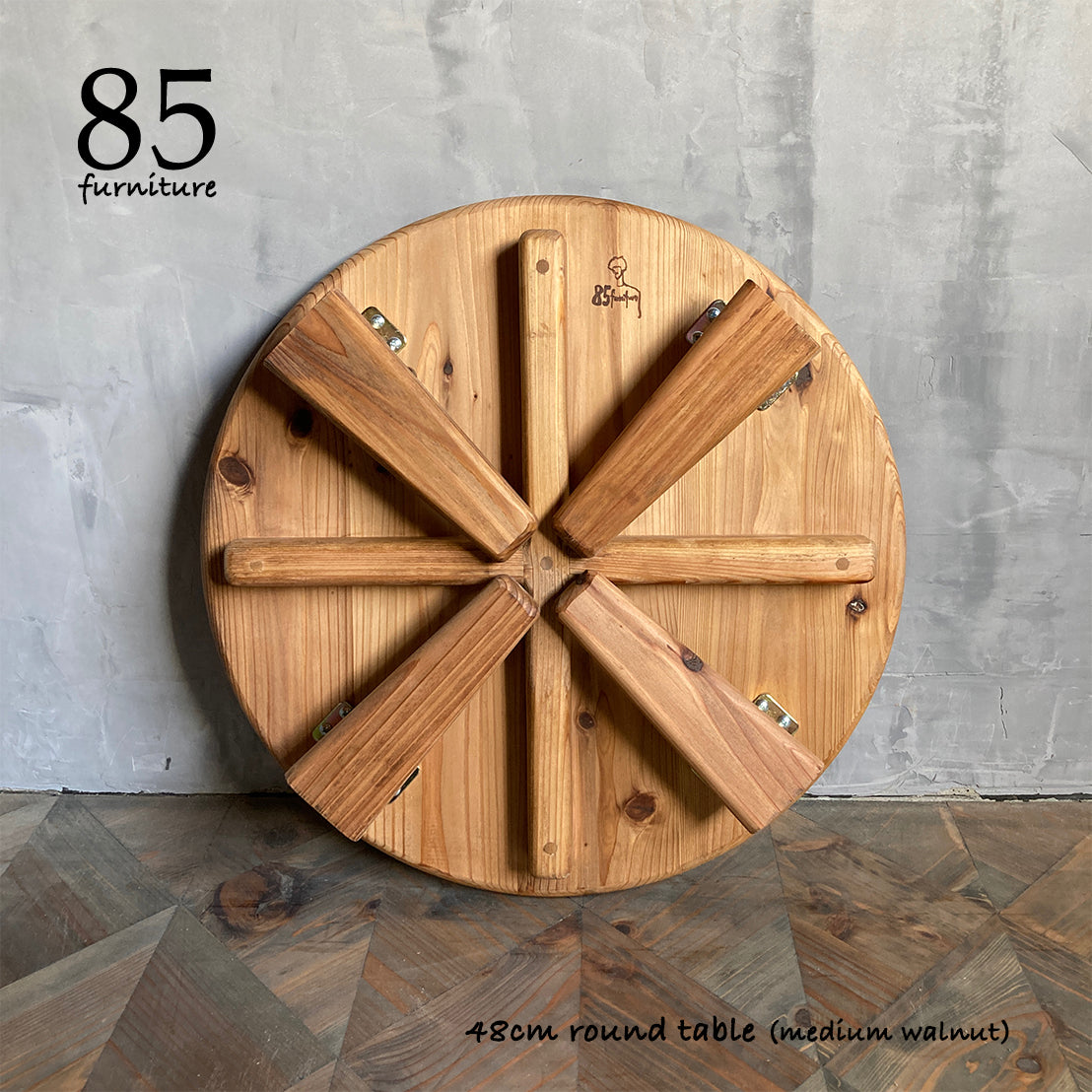 【癒されるちゃぶ台】直径48-60cm