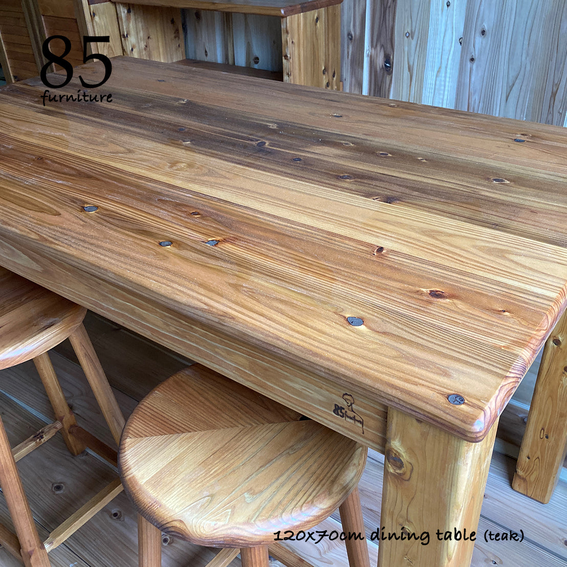 【癒されるダイニングテーブル】120×70cm 140×70cm 150×80cm