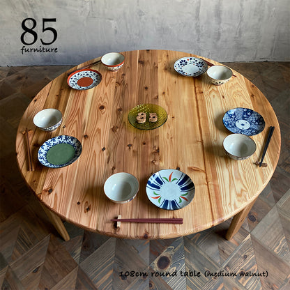 【癒されるちゃぶ台】直径100cm 直径110cm