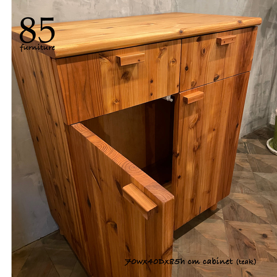 【カウンターキャビネット】 引き出し付　