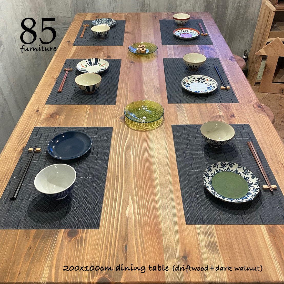 【癒されるダイニングテーブル】200×100cm