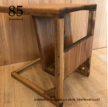 【サイドテーブル】マガジンラック付き