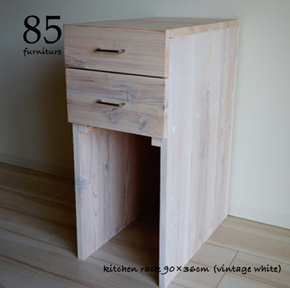 【キッチン隙間台】引出し付き