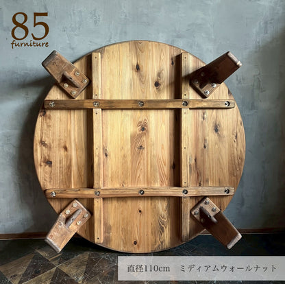 【癒される丸ちゃぶ台】直径48-120cm サイズ7展開　サイズオーダー可能