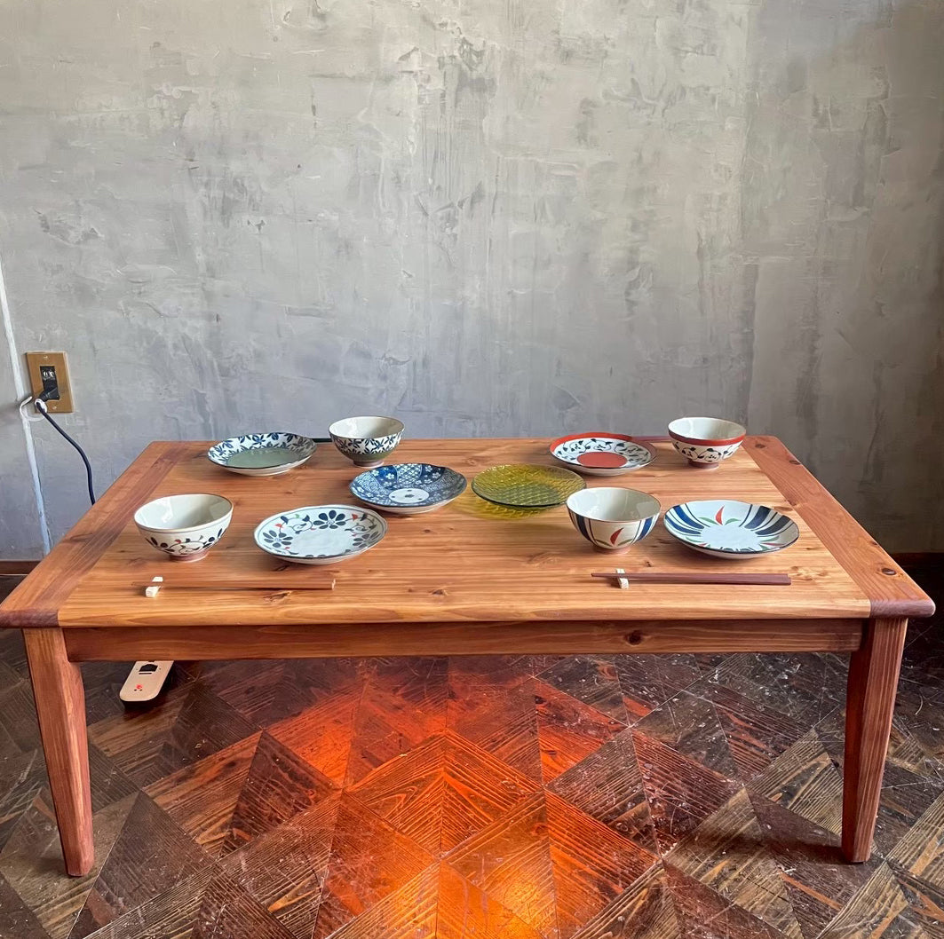 【Wild&Free長方形こたつ】幅90-150cm 奥行60-70cm  サイズ５展開　サイズオーダ可能