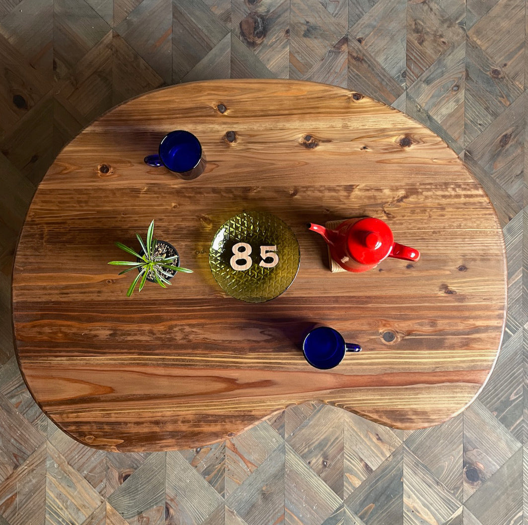 【ビーンズローテーブル】80×60cm 100×75cm