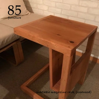 【サイドテーブル】マガジンラック付き
