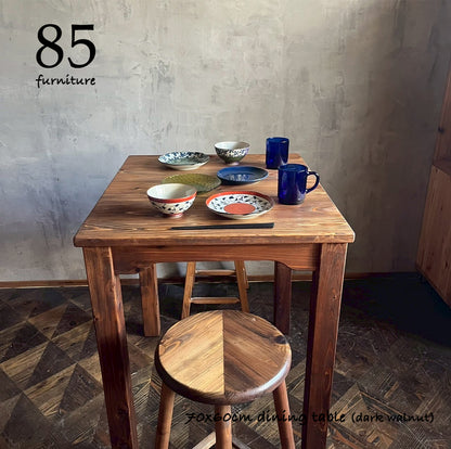 【Wild&Freeカフェテーブル】60×70cm　1〜2人がけ 一人暮らし　ダイニングテーブル　無垢材　おしゃれ