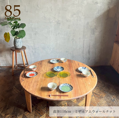 【癒される丸ちゃぶ台】直径48-120cm サイズ7展開　サイズオーダー可能