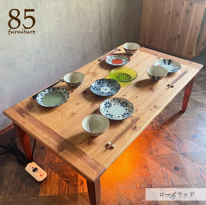 【Wild&Free長方形こたつ】幅90-150cm 奥行60-70cm  サイズ５展開　サイズオーダ可能