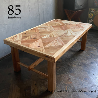 【サスティナテーブル】100×60cm 折りたたみ脚