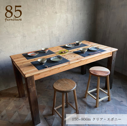 【癒される長方形ダイニングテーブル】幅120-200cm 　奥行70-100cm　高さ72cm　 サイズオーダー可能