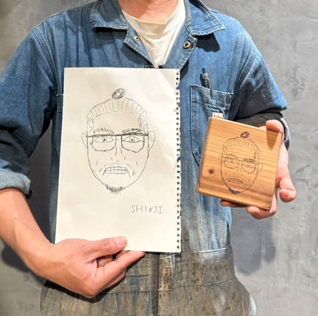 木にレーザープリントしよう！　オリジナルグッズ　　TV ヒルナンデスでも紹介