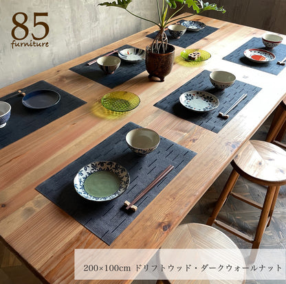【癒される長方形ダイニングテーブル】幅120-200cm 　奥行70-100cm　高さ72cm　 サイズオーダー可能