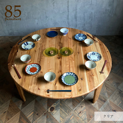 【癒される丸ちゃぶ台】直径48-120cm サイズ7展開　サイズオーダー可能