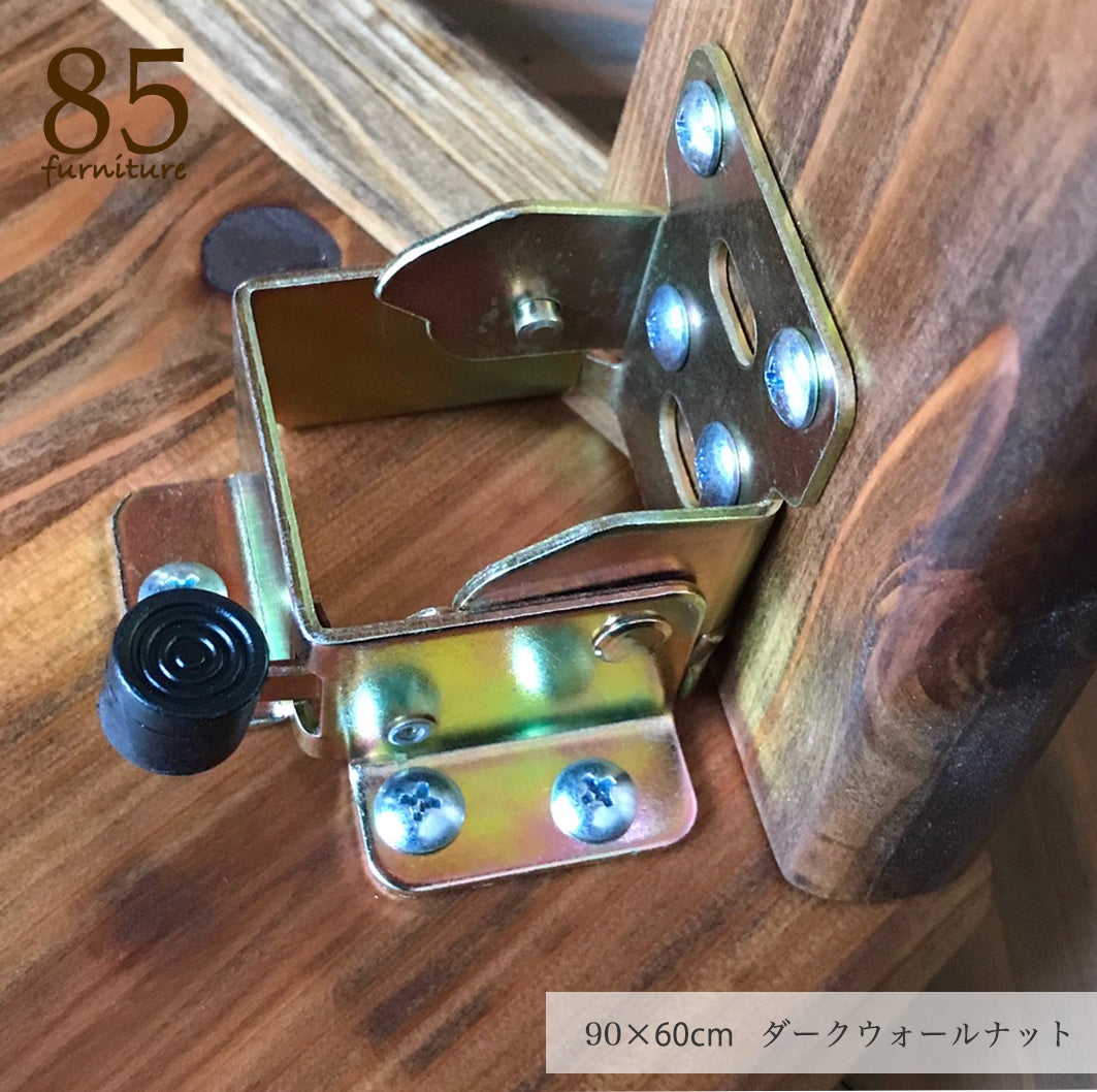 【癒される長方形ちゃぶ台】幅60-120　奥行48-72cm　折りたたみ脚　八角形　サイズ６展開　ローテーブル　 無垢材　【サイズオーダー可能】