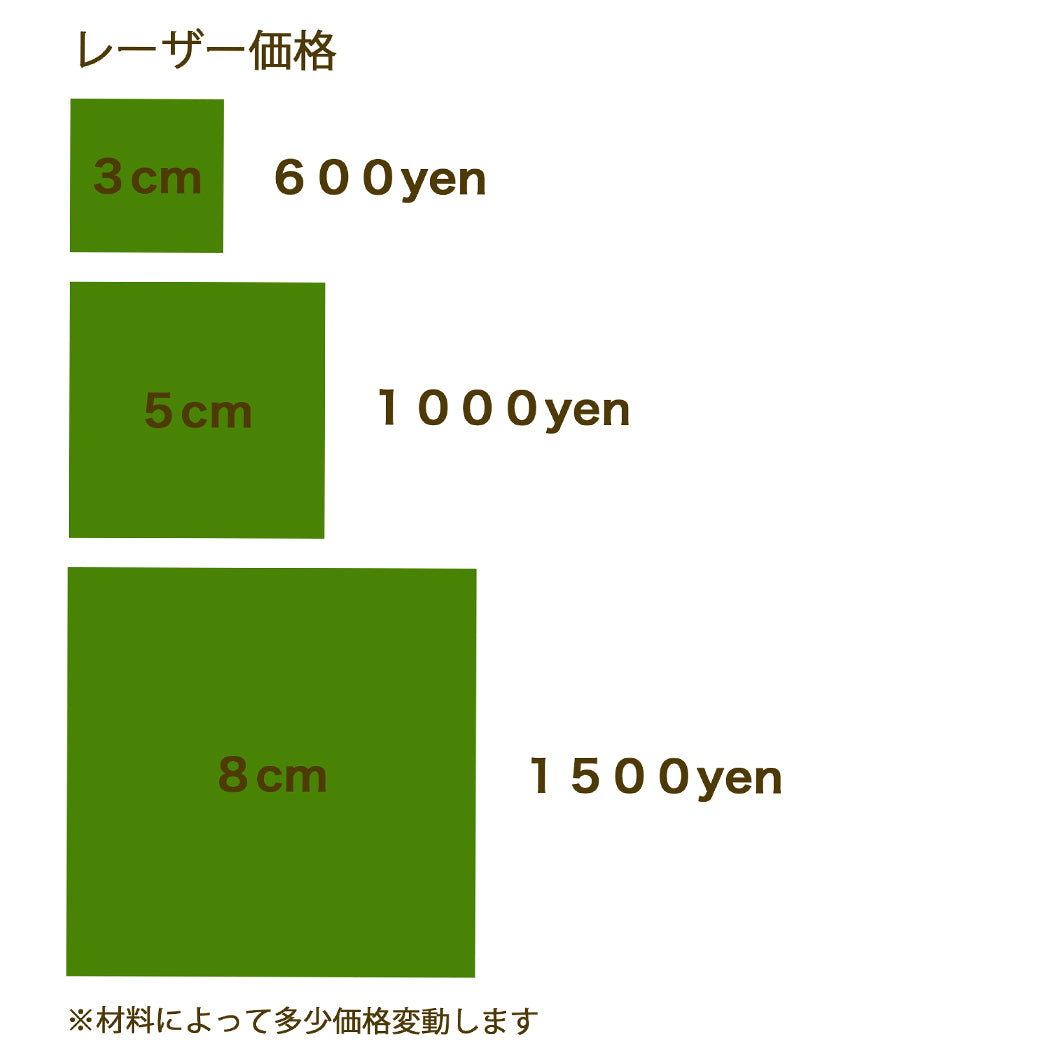 木にレーザープリントしよう！　オリジナルグッズ　　TV ヒルナンデスでも紹介