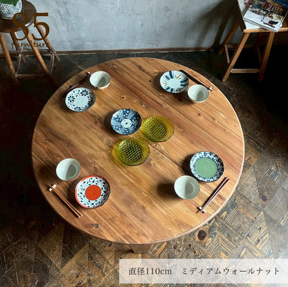【癒される丸ちゃぶ台】直径48-120cm サイズ7展開　サイズオーダー可能