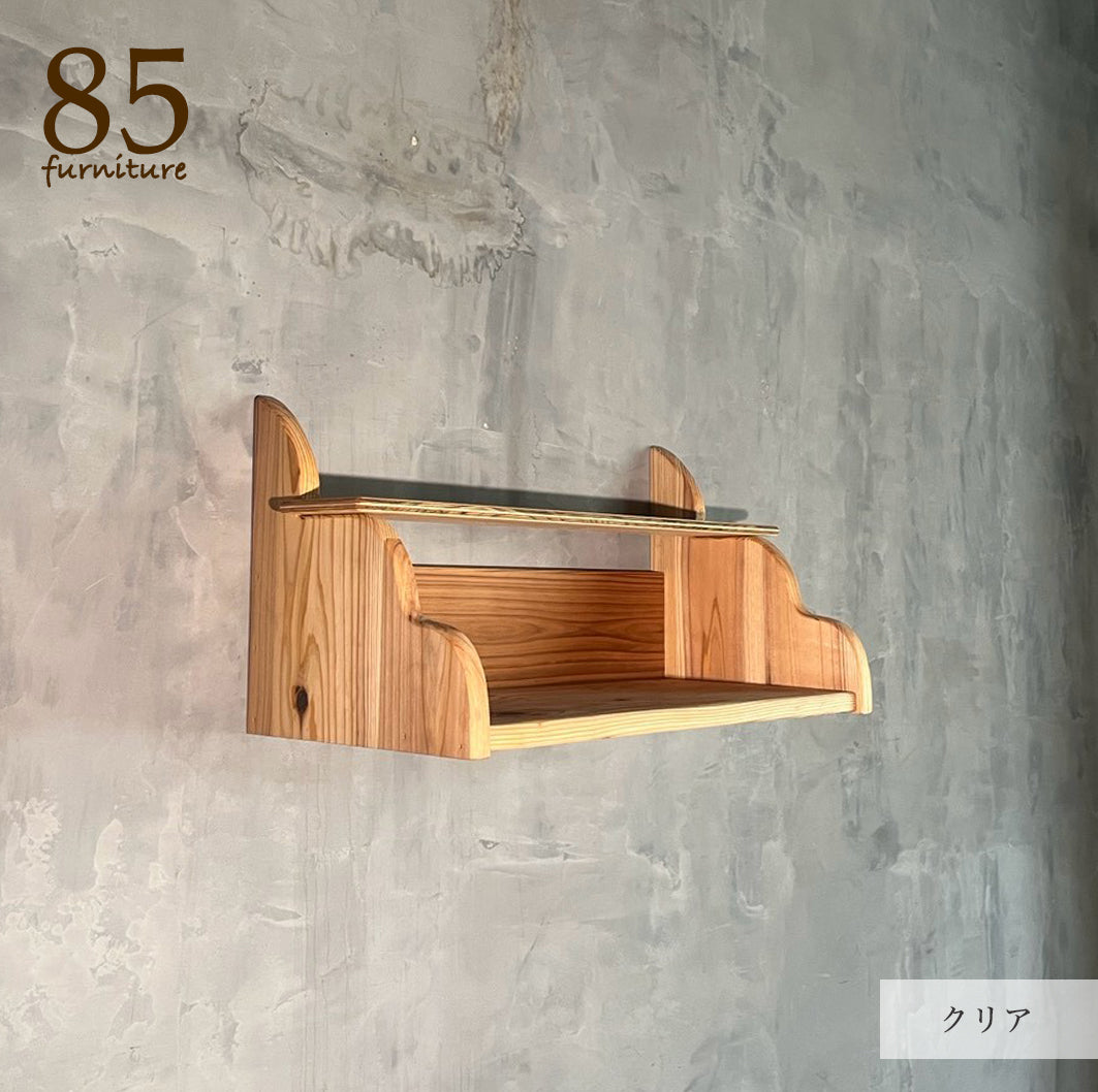 超軽量【神棚】ウォールシェルフ 43×20.5cm　壁掛け収納　インテリア　飾り棚 デザイン４展開　おしゃれ