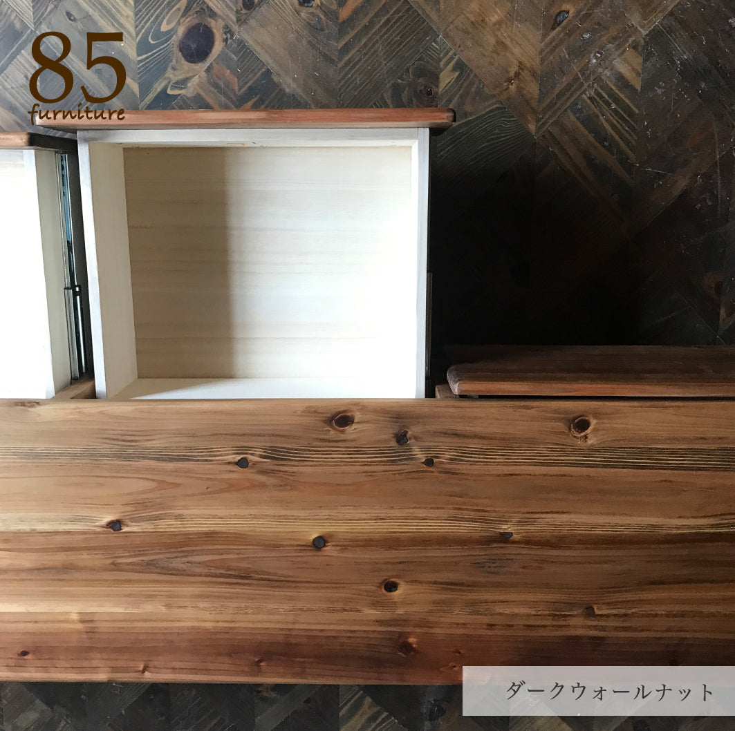 【TV台】180×35cm 引き出しタイプ　無垢材　おしゃれ　収納【サイズオーダー可能】