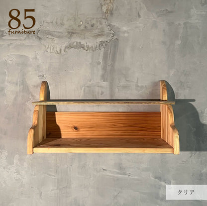 超軽量【神棚】ウォールシェルフ 43×20.5cm　壁掛け収納　インテリア　飾り棚 デザイン４展開　おしゃれ