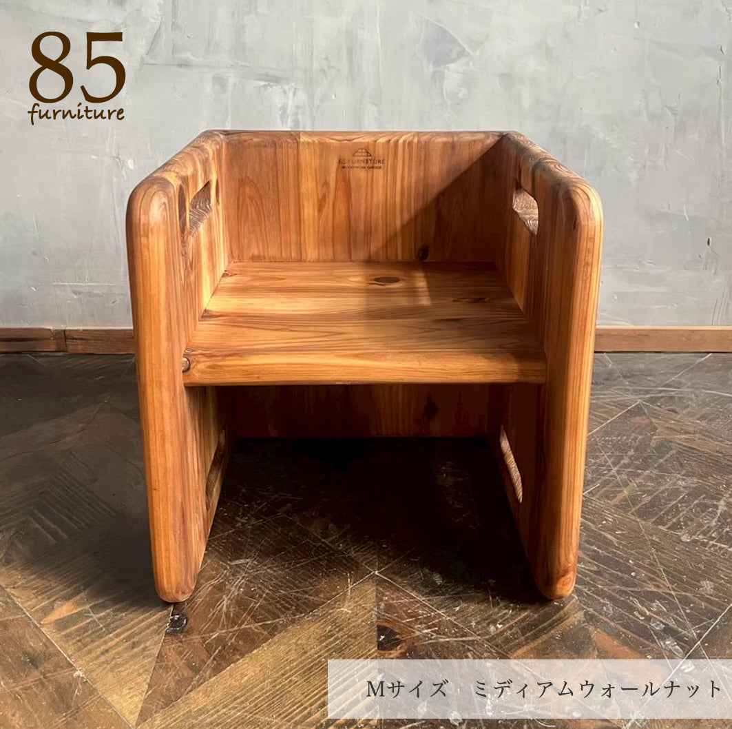 【箱椅子】チャイルドチェア　子供用椅子　デスク　サイズ３展開