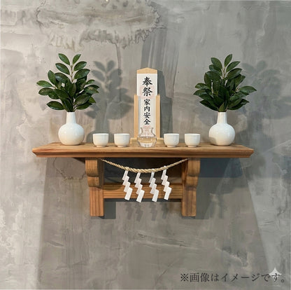 超軽量【神棚】ウォールシェルフ 42×12.5cm　壁掛け収納　インテリア　飾り棚 デザイン４展開　おしゃれ