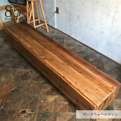 【TV台】180×35cm 引き出しタイプ　無垢材　おしゃれ　収納【サイズオーダー可能】