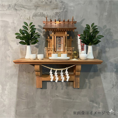 超軽量【神棚】ウォールシェルフ 42×12.5cm　壁掛け収納　インテリア　飾り棚 デザイン４展開　おしゃれ