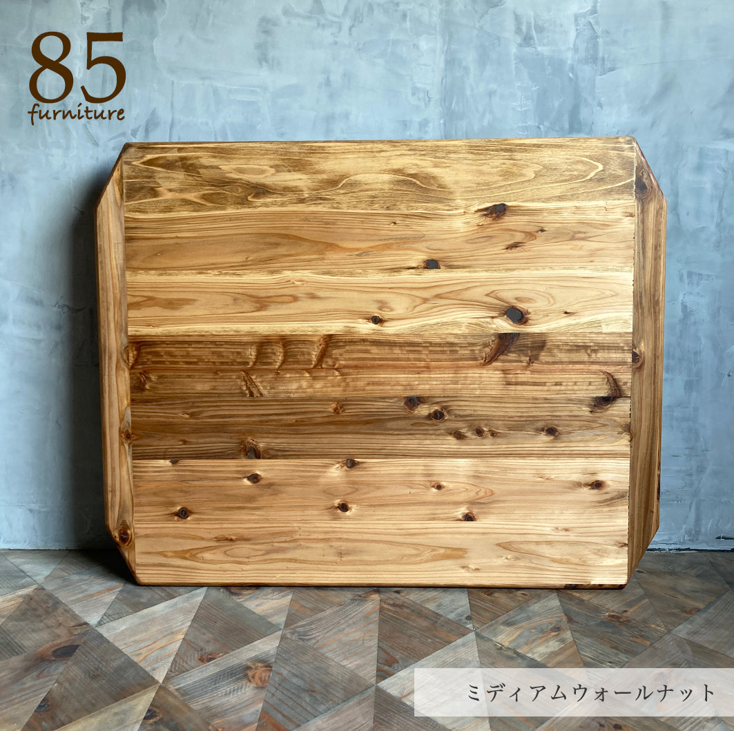 【癒される長方形ちゃぶ台】幅60-120　奥行48-72cm　折りたたみ脚　八角形　サイズ６展開　ローテーブル　 無垢材　【サイズオーダー可能】
