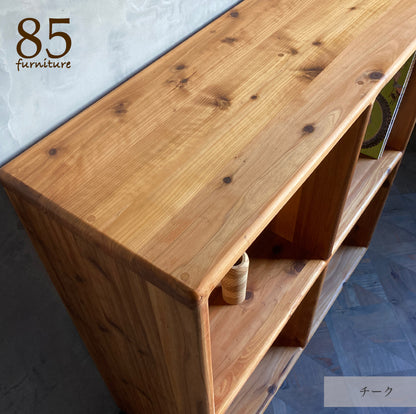 【田の字ラック】69×24-30cm　高さ74.2cm /  80×30cm　高さ85cm   W&F仕上げ