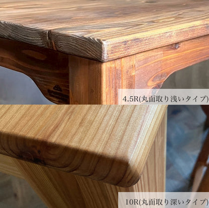 【Wild&Freeカフェテーブル】60×70cm　1〜2人がけ 一人暮らし　ダイニングテーブル　無垢材　おしゃれ