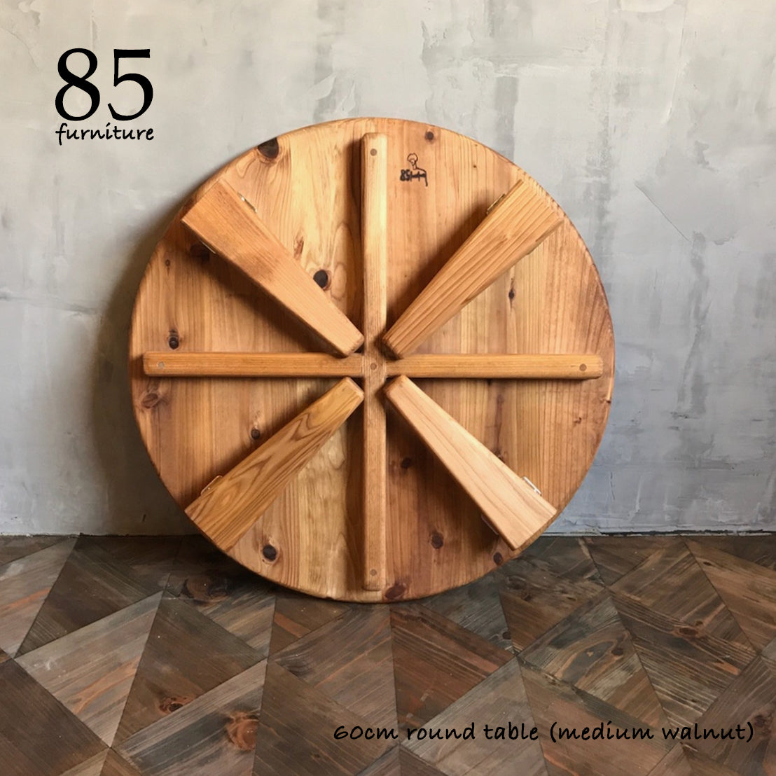 【癒されるちゃぶ台】直径48-60cm